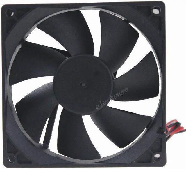 Alt view image 6 of 7 - Ultra Quiet fan 12cm 120mm USB Connector DC 5V PC Computer Cooler Cooling Fan