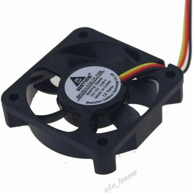 Alt view image 5 of 7 - Quiet 12cm 120mm PC Computer Case Cooler Cooling fan 12V DC 46CFM 120x25mm 4Pin