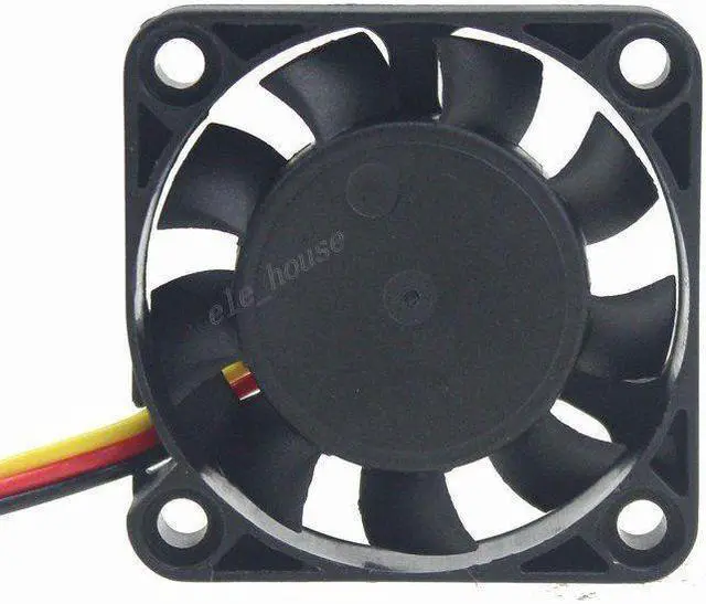 Alt view image 3 of 7 - DC 12V 2Wire 80mm 80x80x15mm Brushless PC Computer Laptop Cooler Cooling IDE Fan