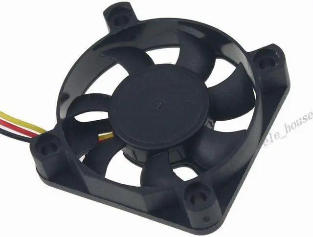 Alt view image 7 of 7 - Quiet 12cm 120mm PC Computer Case Cooler Cooling fan 12V DC 46CFM 120x25mm 4Pin