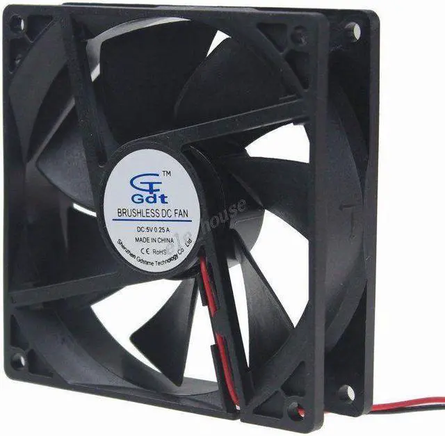 Alt view image 3 of 7 - Ultra Quiet fan 12cm 120mm USB Connector DC 5V PC Computer Cooler Cooling Fan