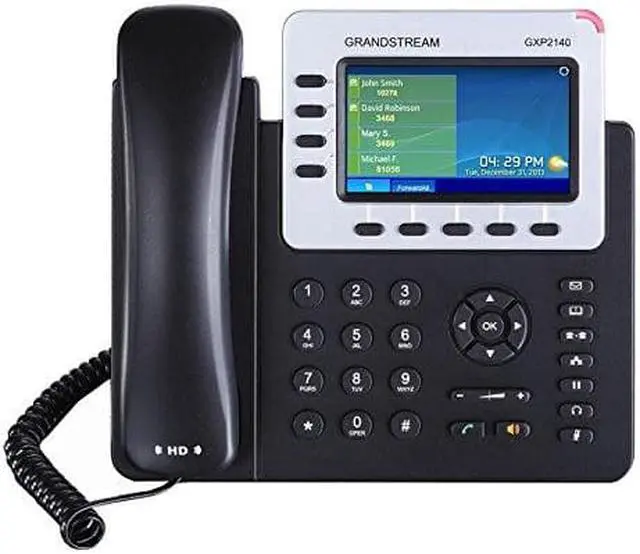 Alt view image 12 of 18 - GRANDSTREAM GXP2140 HIGH-END IP PHONE 4 SIP