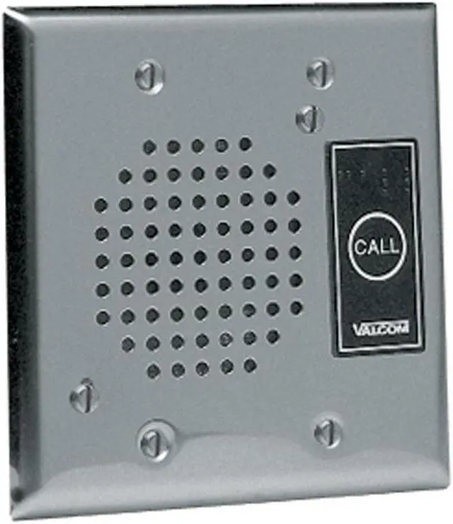 Main image of VALCOM V-1072A-ST Talkback Doorplate Speaker - Stnless Stl