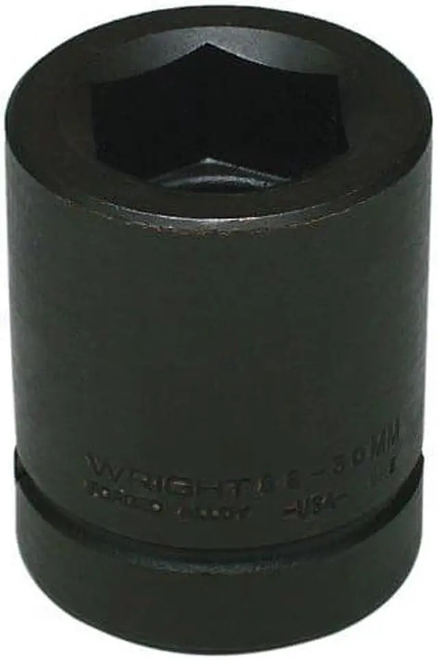 Main image of Wright Tool 88-47MM 47MM 1-Inch Drive 6 Point Standard Metric Impact Socket,Black