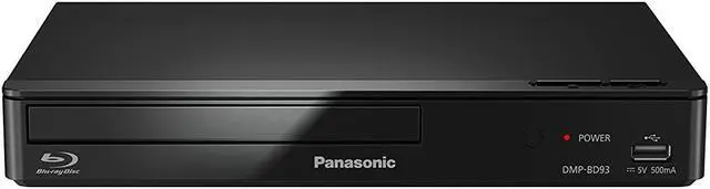Alt view image 3 of 4 - Panasonic - DMP-BD93 - Panasonic DMP-BD93 1 Disc(s) Blu-ray Disc Player - Black - BD-R, DVD-R, CD-R - BD Video, DVD