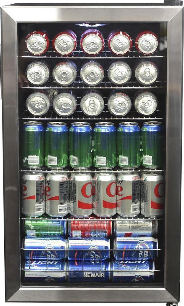Alt view image 8 of 14 - NewAir AB-1200 126-Can Stainless Steel Beverage Cooler