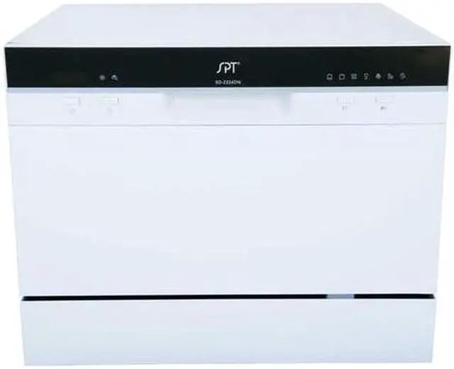 Alt view image 6 of 12 - Sunpentown Countertop Dishwasher with Delay Start in White