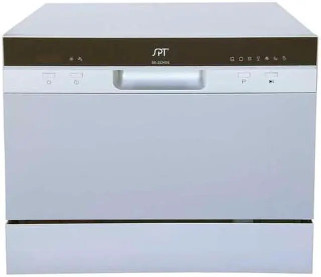 Alt view image 7 of 9 - Kitchen Appliance Countertop Dishwasher with Delay Start in Silver