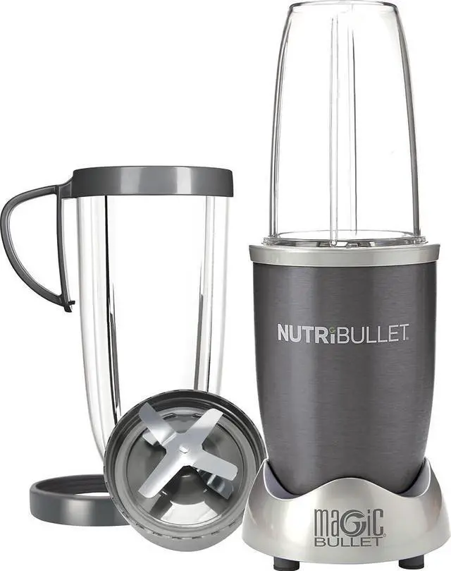 Alt view image 7 of 11 - NutriBullet 8-Piece High-Speed Blender/Mixer System, Gray NBR0801
