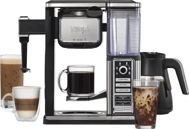 Main image of Ninja - Coffee Bar 10-Cup Coffeemaker - Black/Stainless