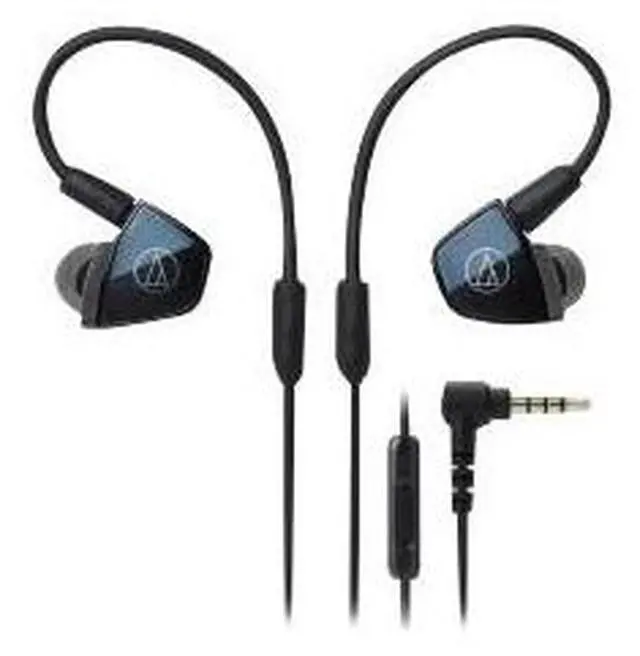 Alt view image 3 of 17 - Audio-Technica ATH-LS400iS In-Ear Headphones with In-Line Mic and Control