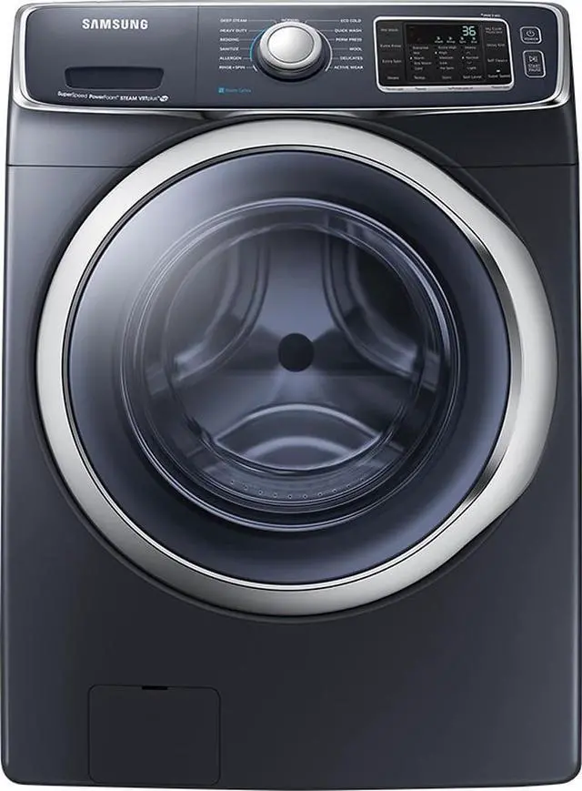 Alt view image 5 of 5 - Samsung  WF45H6300AG:  WF6300  4.5  cu.  ft.  Front  Load  Washer  with  SuperSpeed  (Onyx)