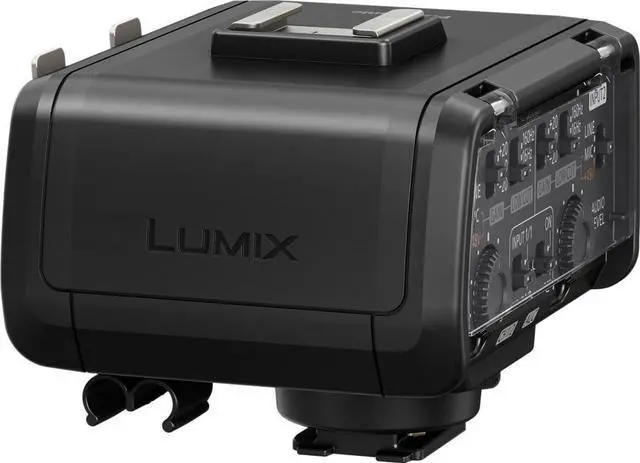 Alt view image 8 of 20 - Panasonic Lumix DMW-XLR1 XLR Professional Microphone Adapter for DC-GH5 Camera