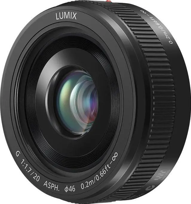 Alt view image 7 of 20 - Panasonic LUMIX G II 20mm f/1.7 ASPH. Lens (Black)