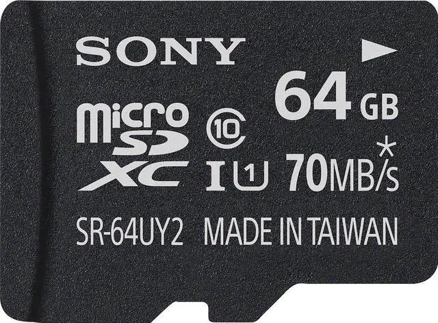 Alt view image 5 of 13 - Sony 64GB Class 10 UHS-1 Micro SDXC up to 70MB/s Memory Card