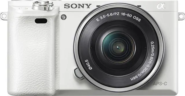 Alt view image 16 of 20 - Sony Alpha a6000 Mirrorless Digital Camera with 16-50mm E-Mount Lens, White