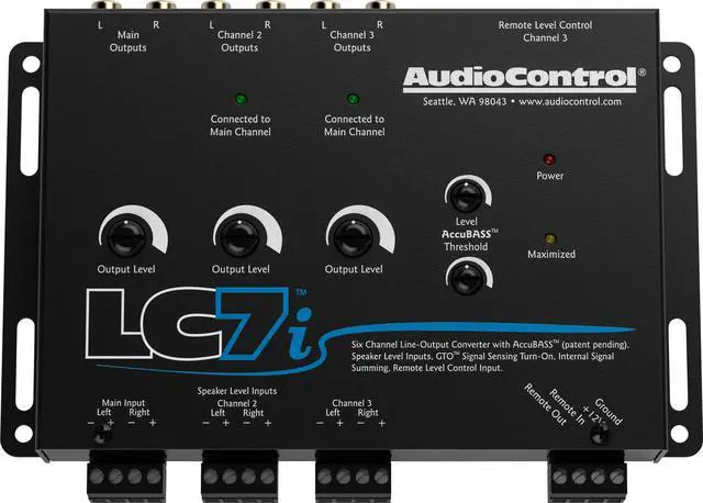 Alt view image 12 of 16 - AudioControl LC7iBlack