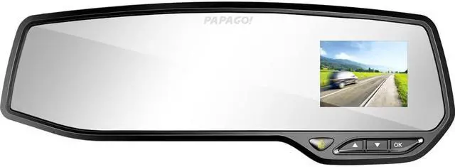 Alt view image 5 of 5 - PAPAGO GOSAFE 1080p Rearview Mirror Dash Camera - GS2688G