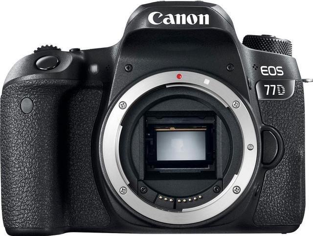 Alt view image 12 of 20 - Canon EOS 77D 24.2 MP CMOS (APS-C) Digital SLR Camera with Wi-Fi & Bluetooth (Body)