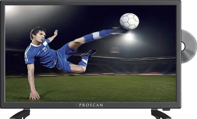 Alt view image 5 of 10 - Proscan 24" 1080i LED TV/DVD COMBO – PLEDV2488A
