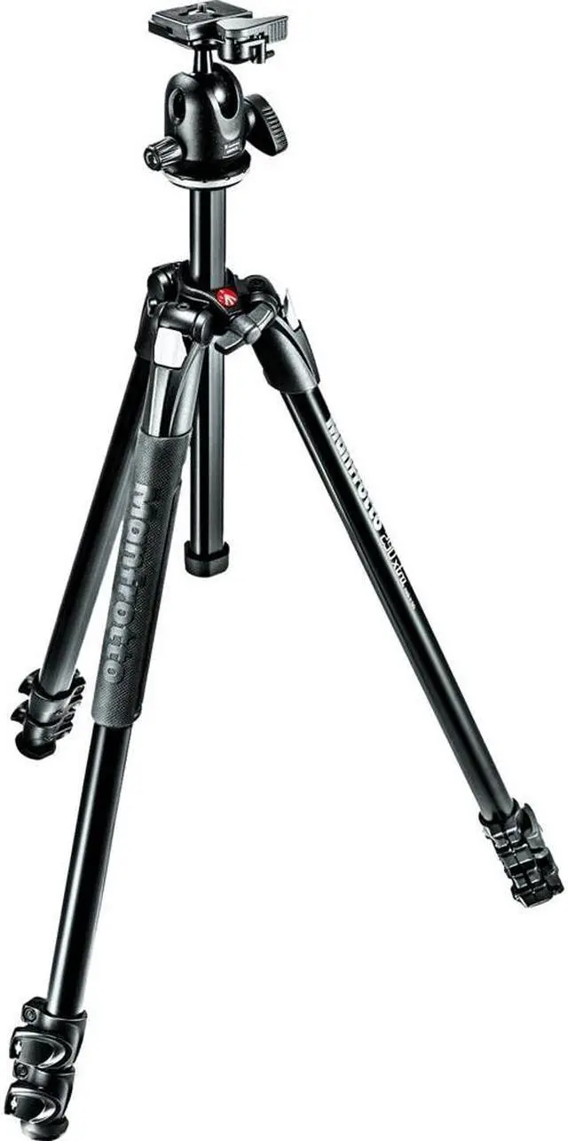 Alt view image 7 of 15 - Manfrotto 290 Xtra 3-Section Aluminum Tripod with 496 Ball Head