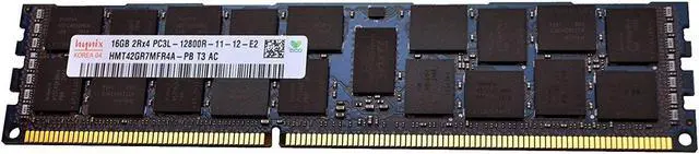 Main image of Hynix 16GB DDR3 1600 MHz PC3L-12800R ECC 2RX4 CL11 1.35V - HMT42GR7MFR4A-PB