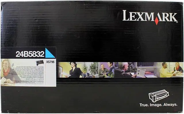 Main image of Lexmark Toner Cyan Pages: 18.000, 24B5832 (Pages: 18.000 Standard capacity)
