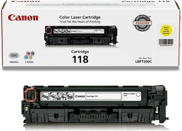 Alt view image 3 of 13 - Canon - 2659B001AA - Canon 118 Toner Cartridge - Laser - Yellow