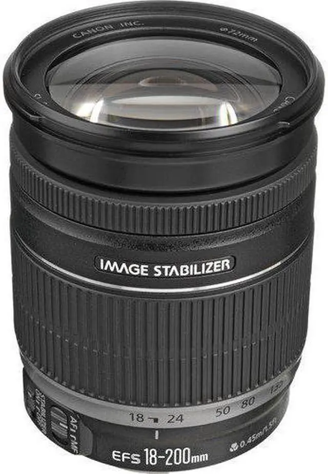 Alt view image 3 of 3 - Canon EF-S 18-200mm f/3.5-5.6 IS Standard Zoom Lens for Canon DSLR Cameras International Version