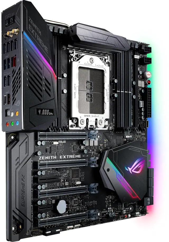 Main image of ASUS Republic of Gamers Zenith Extreme TR4 Extended ATX Motherboard