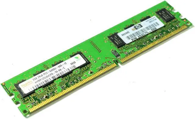 Main image of Hynix 2GB PC2-6400 DIMM RAM DDR2-800 Desktop Memory Module