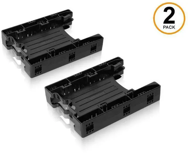 Main image of ICY DOCK DUAL Tool-less Dual 2.5 to 3.5 HDD Drive Bay SSD Mounting / Kit / Bracket / Adapter - EZ-Fit Lite MB290SP-B DUAL (SSD Bracket Dual x2 Unit Package)