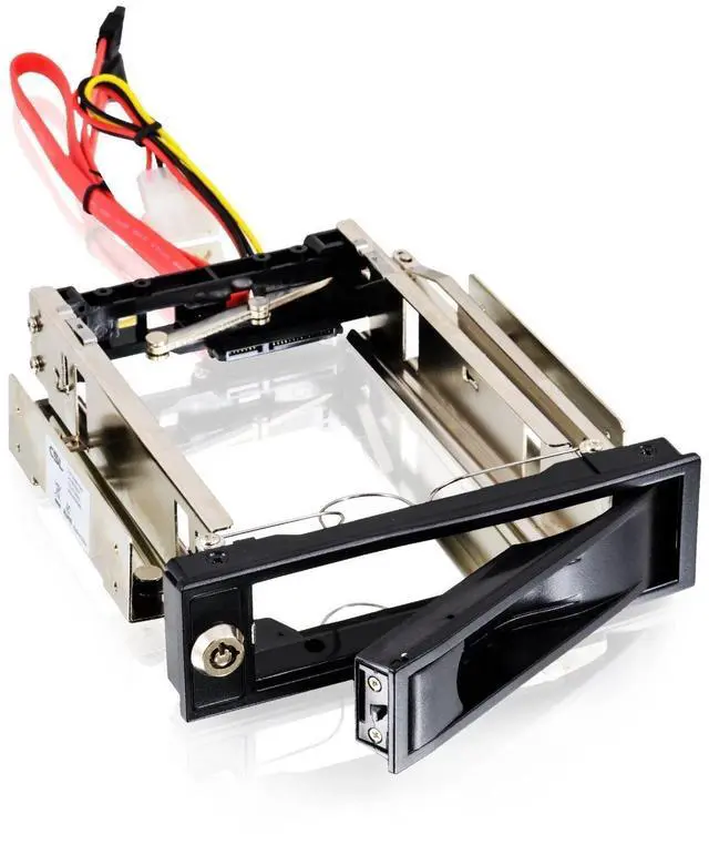 Main image of SATA Drive Mobile Rack Enclosure, Seatay 5.25 Inch Bay Trayless Hot Swap Mobile Rack with Key Lock for 3.5 inch Hard Drive - Internal SATA Backplane Enclosure