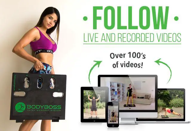 Alt view image 5 of 8 - BodyBoss Portable Gym 2.0 - Pink - The World's 1st Home Gym You Can Take Anywhere!
