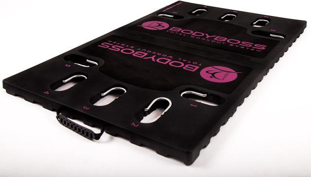 Alt view image 2 of 12 - BodyBoss Home Gym 2.0 - Full Portable Gym Home Workout Package - Pink