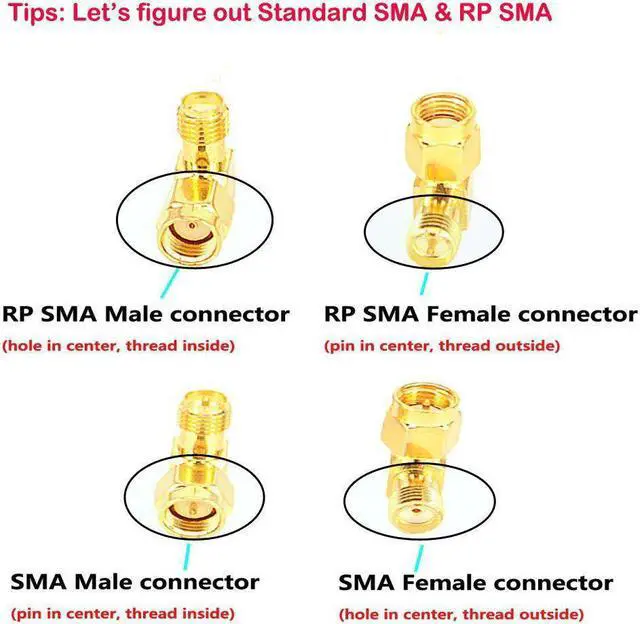 Alt view image 6 of 7 - YOTENKO 18pcs SMA Adapter Kit Standard SMA Male to SMA Female WiFi Antenna SMA Connectors Converter for WiFi Antenna/FPV Drone/Extension Cable