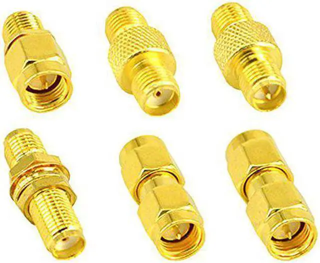 Alt view image 3 of 7 - YOTENKO 18pcs SMA Adapter Kit Standard SMA Male to SMA Female WiFi Antenna SMA Connectors Converter for WiFi Antenna/FPV Drone/Extension Cable