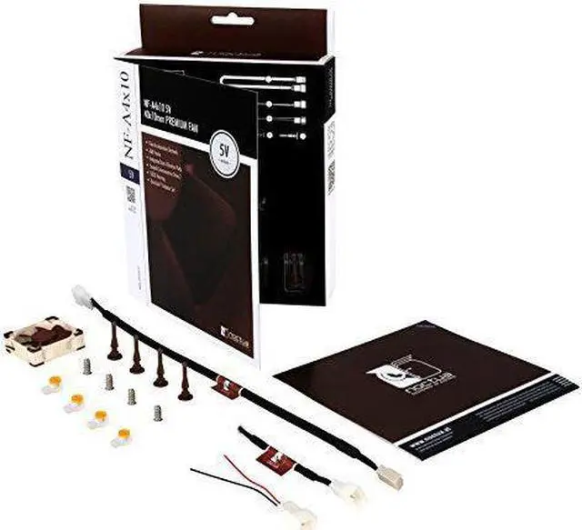 Alt view image 6 of 6 - Noctua A-Series Cooling Fan Blades with AAO Frame, SSO2 Bearing (NF-A4X10-FLX 5V)