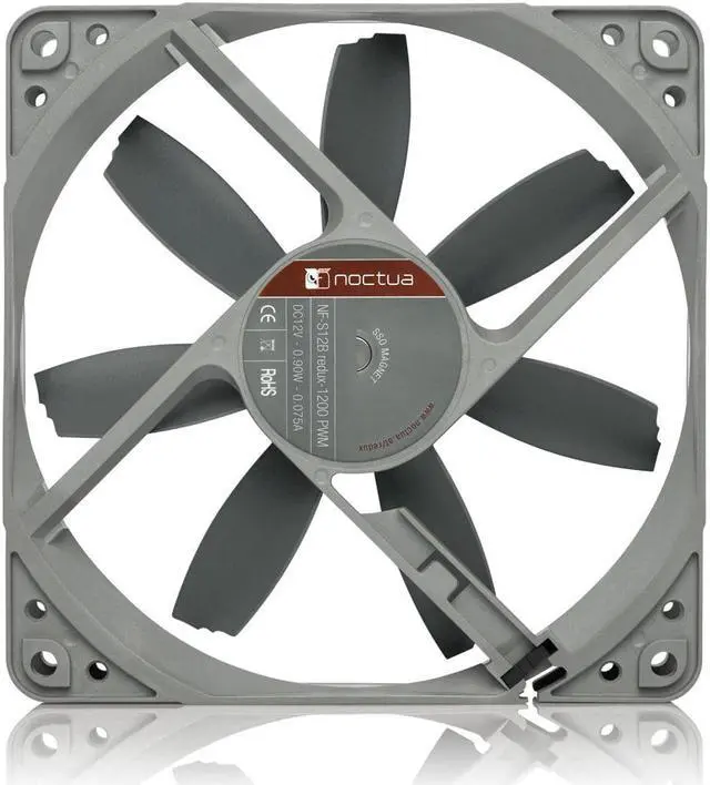 Alt view image 3 of 7 - Noctua SSO Bearing Fan Retail Cooling NF-S12B redux-1200 PWM