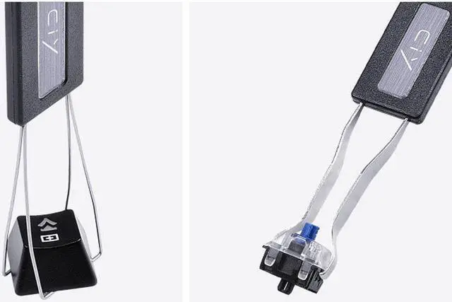 Alt view image 5 of 7 - Keycap Puller Stainless Steel Key Keycap Removal Tool Keycaps Remover for Mechanical Keyboard for Removing Fixing keyboard tools