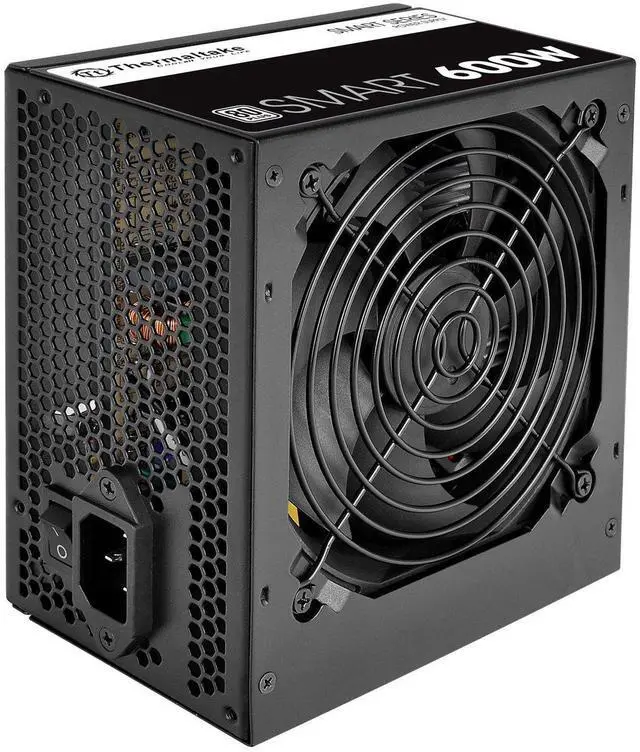 Alt view image 2 of 7 - Thermaltake SMART 600W ATX 12V V2.3/EPS 12V 80 PLUS Certified Active PFC Power Supply PS-SPD-0600NPCWUS-W