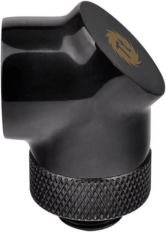 Main image of Thermaltake Pacific DIY LCS Black G1/4 90 Degree Adapter Fitting (CL-W052-CU00BL-A)