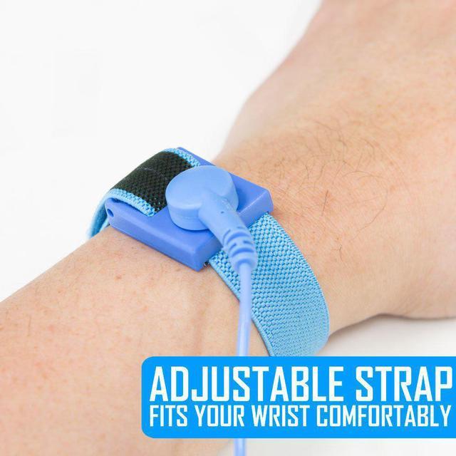 Antistatic Wrist Strap, Adjustable & Hypoallergenic