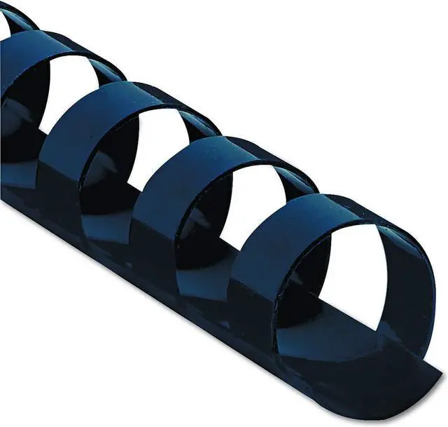 Alt view image 3 of 5 - Fellowes 52505 Plastic Comb Bindings, 3/8" Dia, 55 Sheet Capacity, Navy Blue (Pack of 100 Combs)