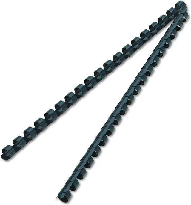 Alt view image 4 of 5 - Fellowes 52505 Plastic Comb Bindings, 3/8" Dia, 55 Sheet Capacity, Navy Blue (Pack of 100 Combs)