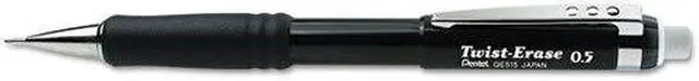 Alt view image 12 of 13 - Pentel Twist-Erase III Mechanical Pencil 0.5 mm Black Barrel QE515A