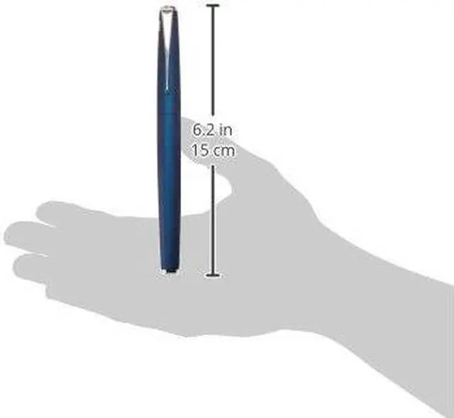 Alt view image 3 of 3 - LAMY Studio Fountain Pen, Imperial Blue, Fine Nib (L67IBF)