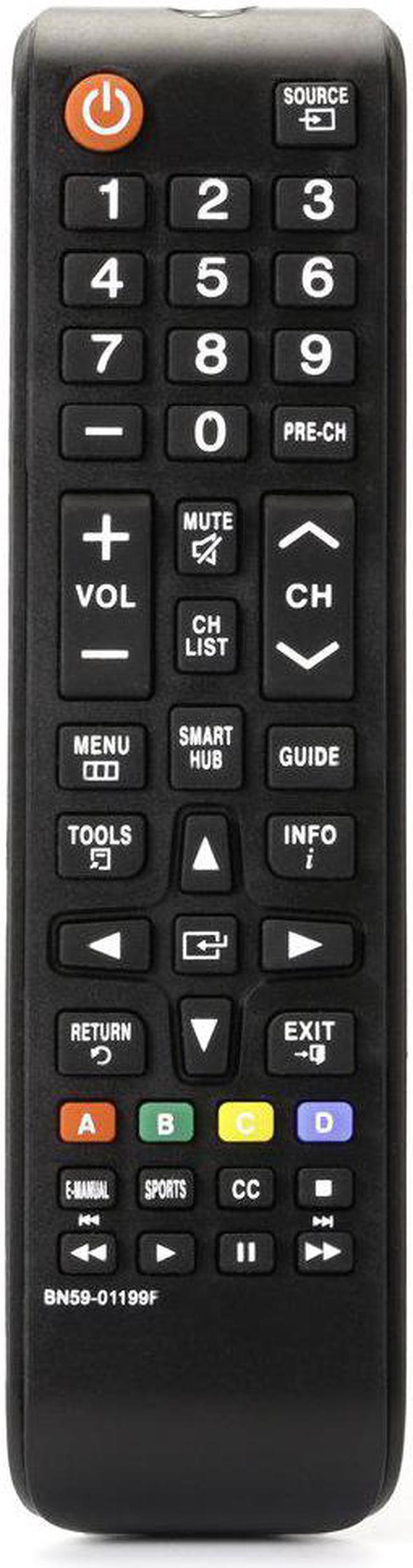 Replaced Remote Control Compatible for Samsung UN40J5200AFXZA  UN48J6200AFXZA UN50J6200AFXZA UN55J620DAFXZA UN65J620DAFXZA LED HDTV TV