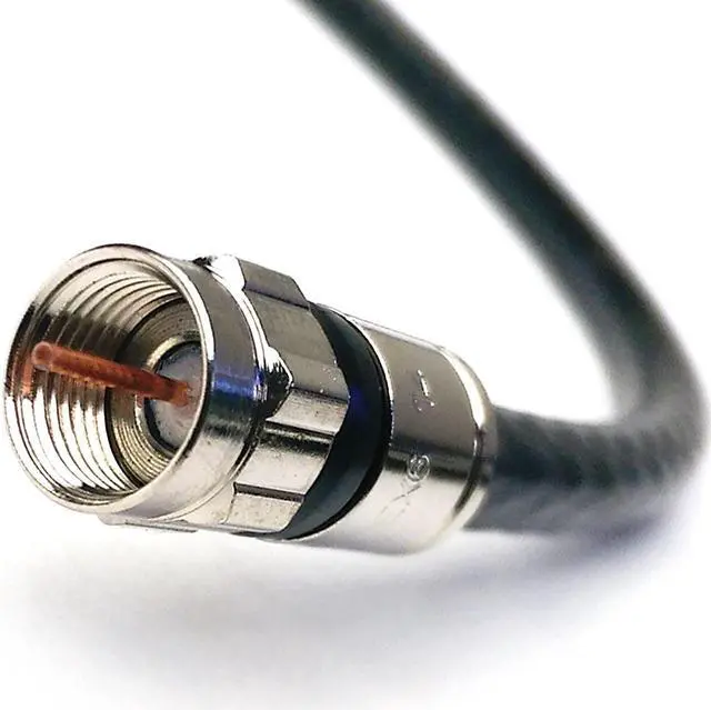 Alt view image 2 of 3 - PHAT SATELLITE INTL 50ft Made in USA 3X Shields RG6 Coaxial Patch Cord TV Cable 18AWG 75 Ohm UL ETL CMR CL Anti-UV Compression F-CONNECTORS (Satellite, HDTV Antenna, Broadband Internet Cable TV)