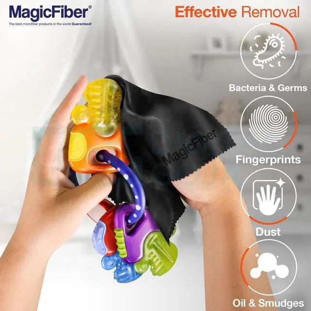 Alt view image 5 of 7 - MagicFiber Microfiber Cleaning Cloths, 30 PACK